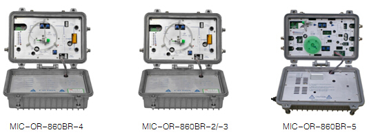 MIC-OR-860BR係列野外型二路輸出光接收機